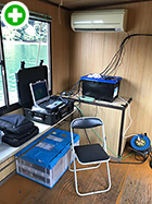 RTK-GPSによる水中位置決めシステムの現場設置例画像㉔