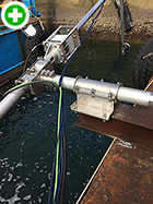 RTK-GPSによる水中位置決めシステムの現場設置例画像⑤