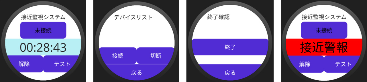アラートウオッチ画面表示